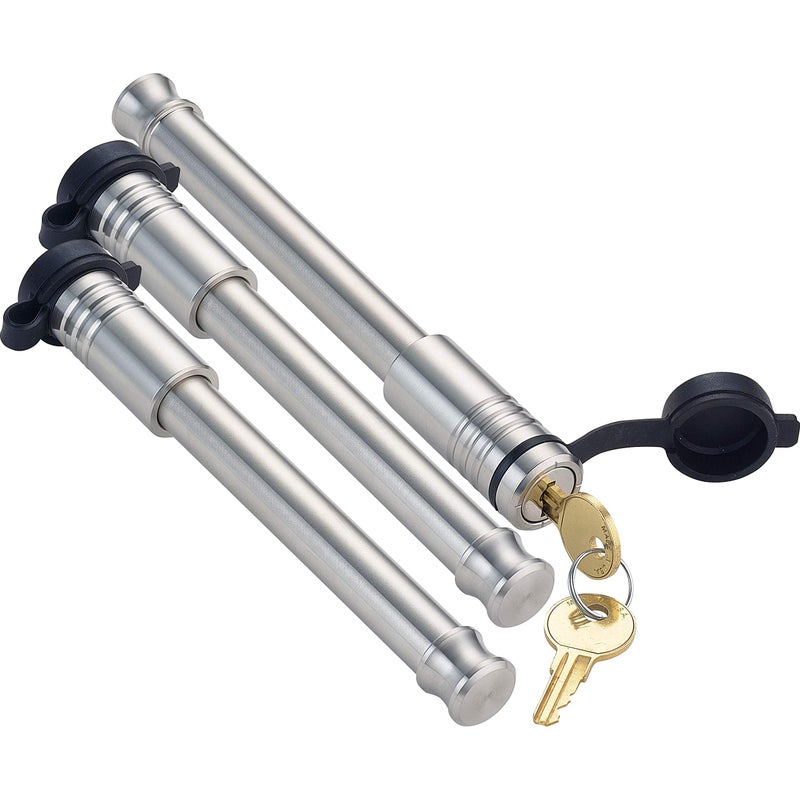 InfiniteRule Security 61675 | 3 Pack, Keyed Alike, Hitch Locks for B&W 2" & 2.5" Tow and Stow 10K LB & 18K LB - Fits Adjustable Ball Mount Only - Does NOT FIT Vehicle Receiver - Image 1